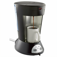 BUNN My Café Commercial Single Cup Pod Brewer, 46 oz Reservoir, Black