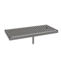 Glastender Surface Mount Stainless Steel Drain Pan, 17