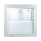 Thumbnail image #1 for Summit Commercial SCFU386VK Countertop Vodka and Martini Glass Froster, 2 Cu. Ft., Right-Hinged Self-Closing Glass Door, Gray Exterior