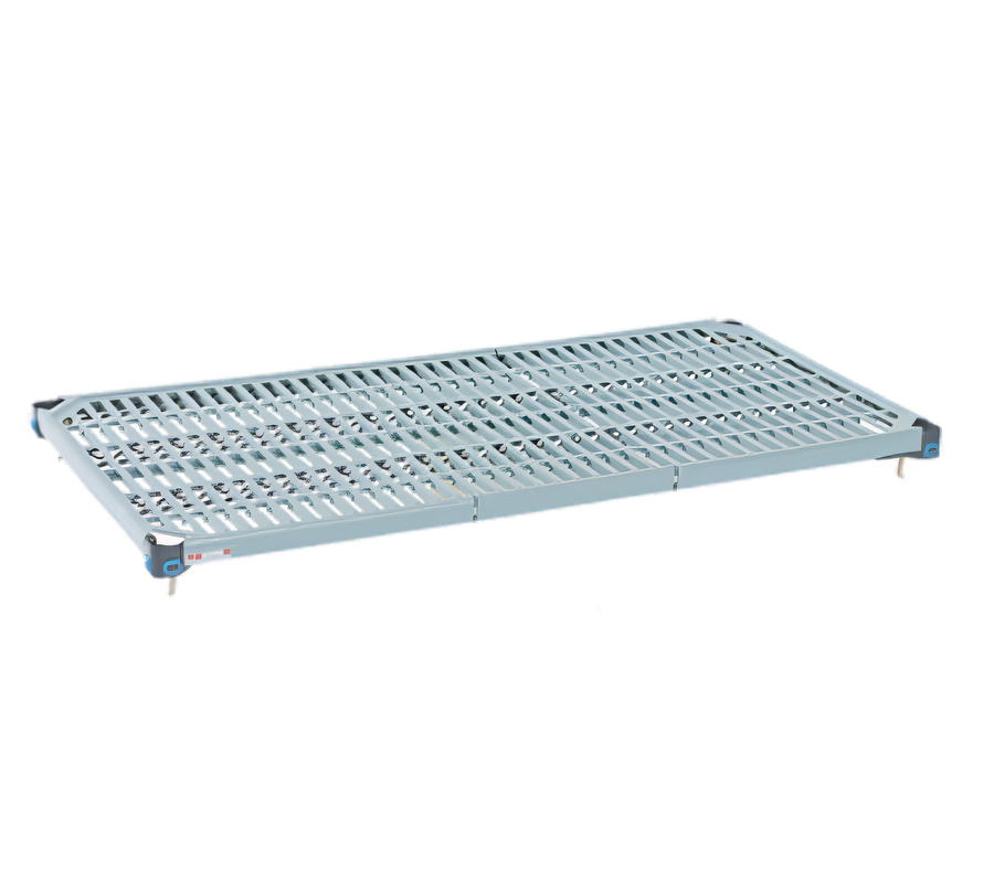Product image #1 for MetroMax Q 72" x 24" Vented Shelf with Removable Polymer Mats and Epoxy-Coated Steel Frame