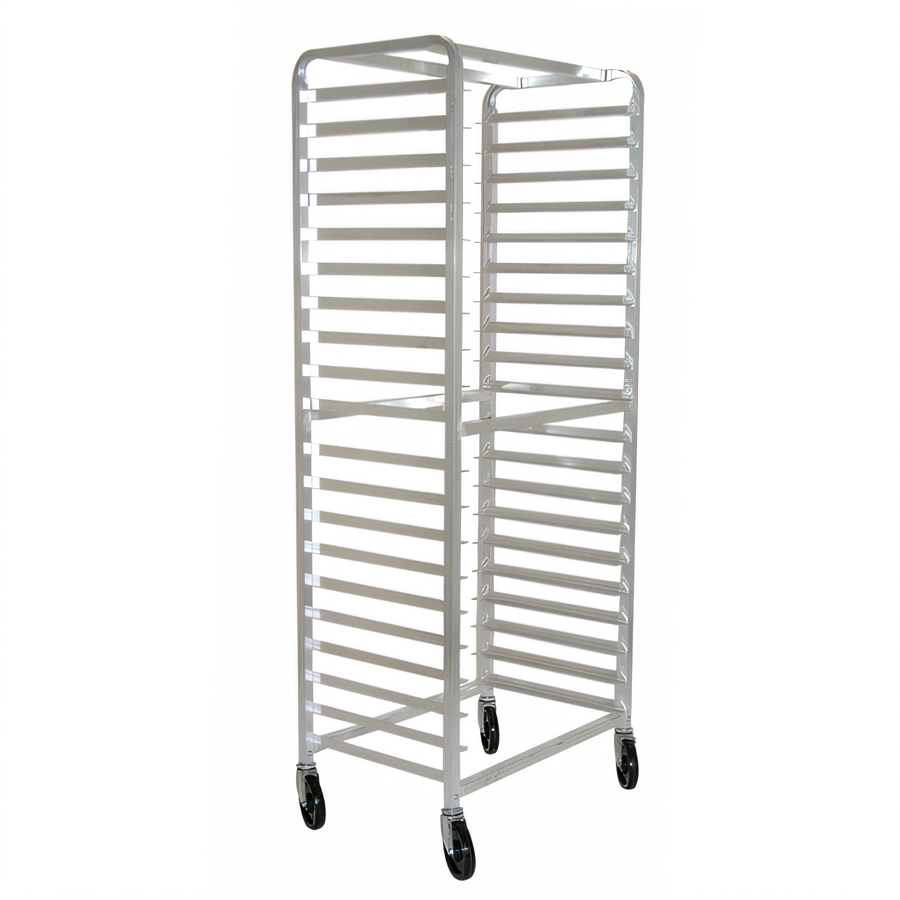 Product image #1 for Advance Tabco Mobile Full-Height Side-Loading Aluminum Pan Rack, 15 Sheet Pan Capacity