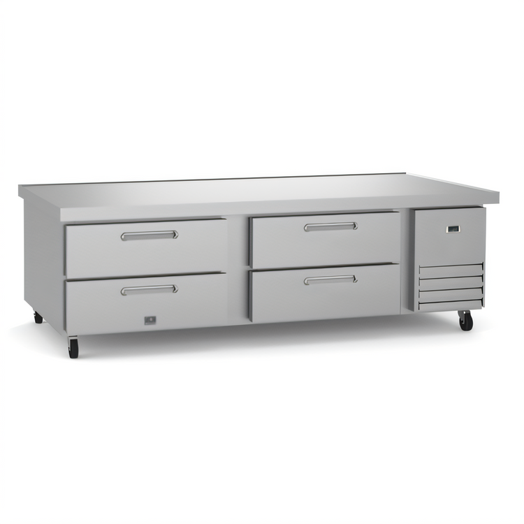Product image #1 for Kelvinator Commercial 74-Inch 4-Drawer Chef Base Refrigerator