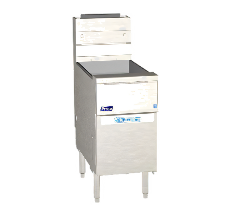 Product image #1 for Pitco Solstice Supreme SSH55 Tube-Fired High Efficiency Gas Fryer, 40-50 lb Oil Capacity