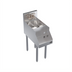 Thumbnail image #1 for Krowne Royal Series 12-Inch Wide Freestanding Underbar Blender Station with Dump Sink and Recessed Blender Shelf