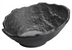 Thumbnail image #2 for Winco Ardesia Kaori 23 oz Black Angled Round Melamine Restaurant Bowl, 9 Inch