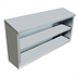 Thumbnail image #1 for 48-Inch Wall-Mounted Solid Stainless Steel Open Wall Cabinet