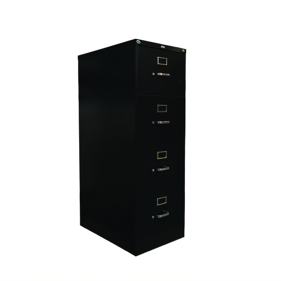 Product image #1 for Omcan USA 4-Drawer Vertical Filing Cabinet, 18-1/4 Inch Wide, Charcoal Black