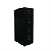 Thumbnail image #1 for Omcan USA 4-Drawer Vertical Filing Cabinet, 18-1/4 Inch Wide, Charcoal Black