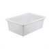 Thumbnail image #1 for Winco Full-Size Stackable White Polypropylene Food Storage Box, 13 Gallon, 9-Inch Deep