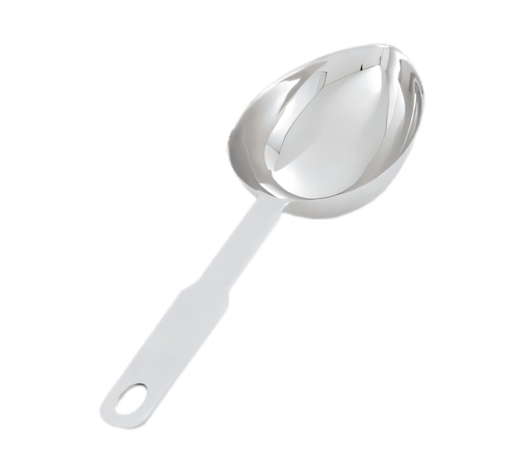 Product image #1 for Vollrath 1/2 Cup Oval Measuring Scoop/Cup, 304 18/8 Stainless Steel