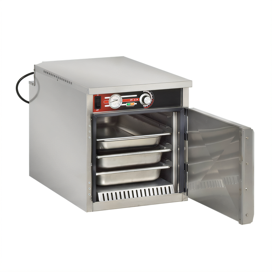 Product image #1 for Handy Line HLC-4 Countertop Electric Heated Holding Cabinet, 1 Compartment, Stainless Steel