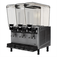 Vollrath VBBE3-37-F 3-Bowl 5.28-Gallon Fountain Spray Refrigerated Beverage Dispenser