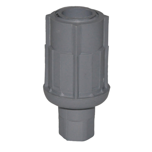 Product image #1 for BK Resources Plastic Adjustable Bullet Foot for 1-5/8-Inch OD Round Tubing, 200 lb Capacity