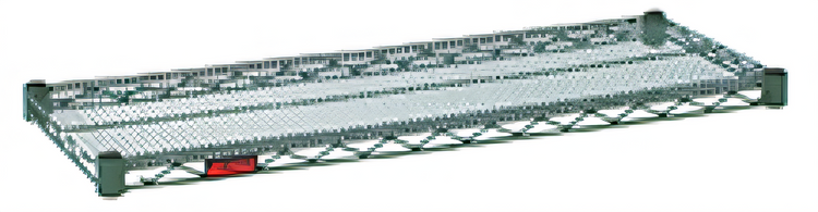 Product image #1 for Eagle Valu-Gard Green Epoxy Double-Mat Wire Shelving Starter Unit, 4-Tier, 60 x 18 x 74 Inches