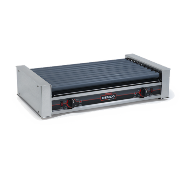 Product image #1 for Roll-A-Grill 36-Hot-Dog Capacity Roller Grill with 10 GripsIt Coated Rollers