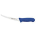 Thumbnail image #1 for Winco Stäl 6-Inch Curved Flexible Boning Knife with Blue Polypropylene Handle