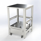 Thumbnail image #1 for Pratica 200615 Stainless Steel Stacking Cart for Fit Express, Rocket Express, Fit XL, Fit ST & Fit SM Ovens