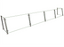 Thumbnail image #1 for Hatco Flav-R-Shield EP15-144 Full-Service Pass-Over Sneeze Guard, 4-Bay, 144 x 18 x 22 Inches