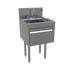 Thumbnail image #1 for Glastender Deluxe Free-Standing Door-Style Underbar Hand Sink Unit, 18-Inch W x 19-Inch D, Stainless Steel