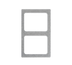 Thumbnail image #1 for Vollrath Miramar Gray Granite Thermoset Resin Template Adapter Plate for (2) 40005 Decorative Pans