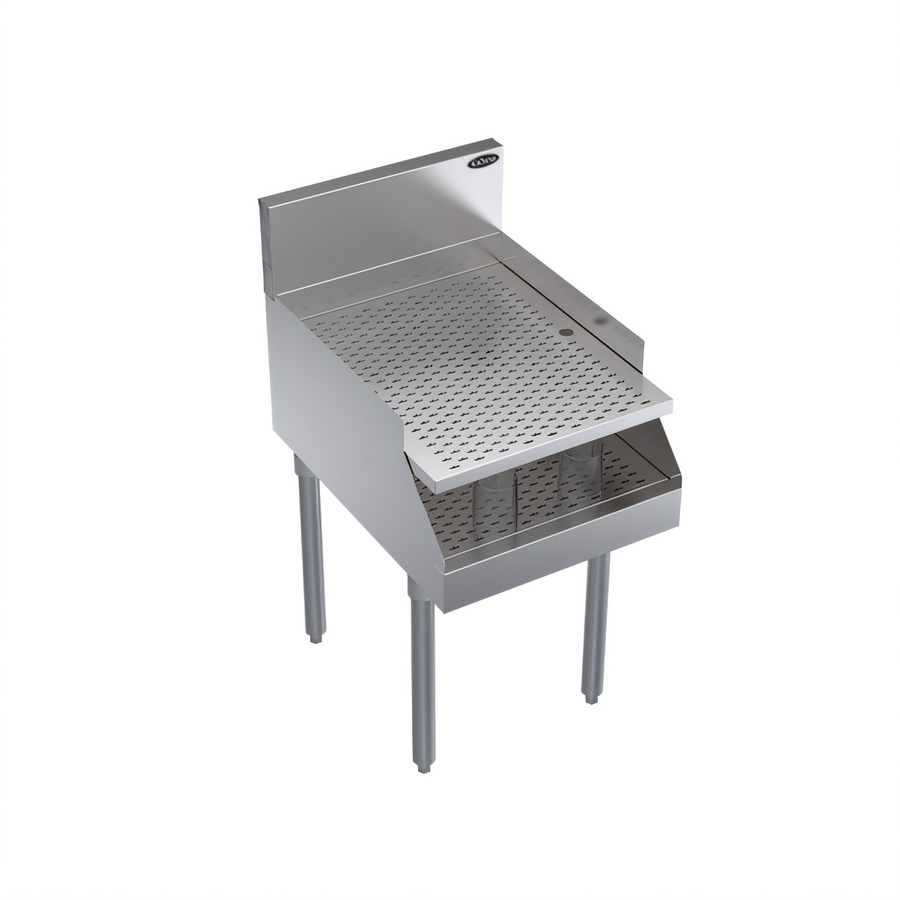 Product image #1 for Krowne Royal Series 18 Inch x 24 Inch Freestanding Underbar Recessed Drainboard