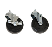 Klinger's Trading 5THREAD-BR Shelf Casters & Leveling Feet