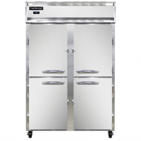Continental Refrigerator 2FNSSHD Two-Section Standard Depth Reach-In Freezer with Half Solid Doors