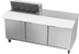Thumbnail image #1 for Beverage-Air SPE72HC-08C Three-Section Sandwich Top Refrigerated Prep Table, 72 Inch, 3-Door, 8-Pan