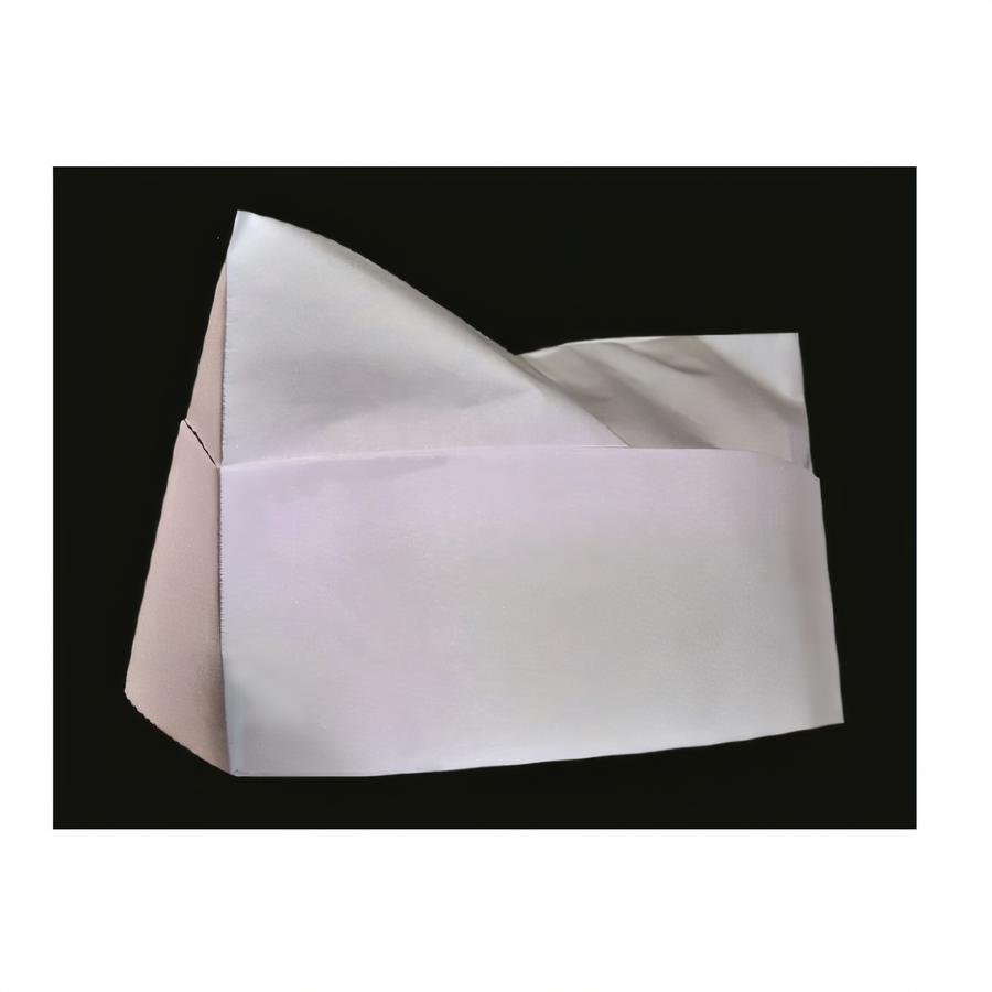 Product image #1 for Disposable White Peaked Overseas Cap with Touch 'n Seal Sizer, Soft Paper