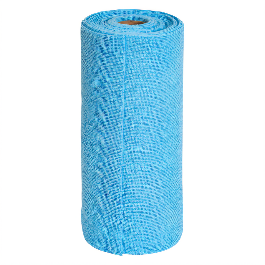 Product image #1 for Winco Blue Disposable Microfiber Kitchen Towel Roll, 12 x 12 Inches, 50 Sheets per Roll
