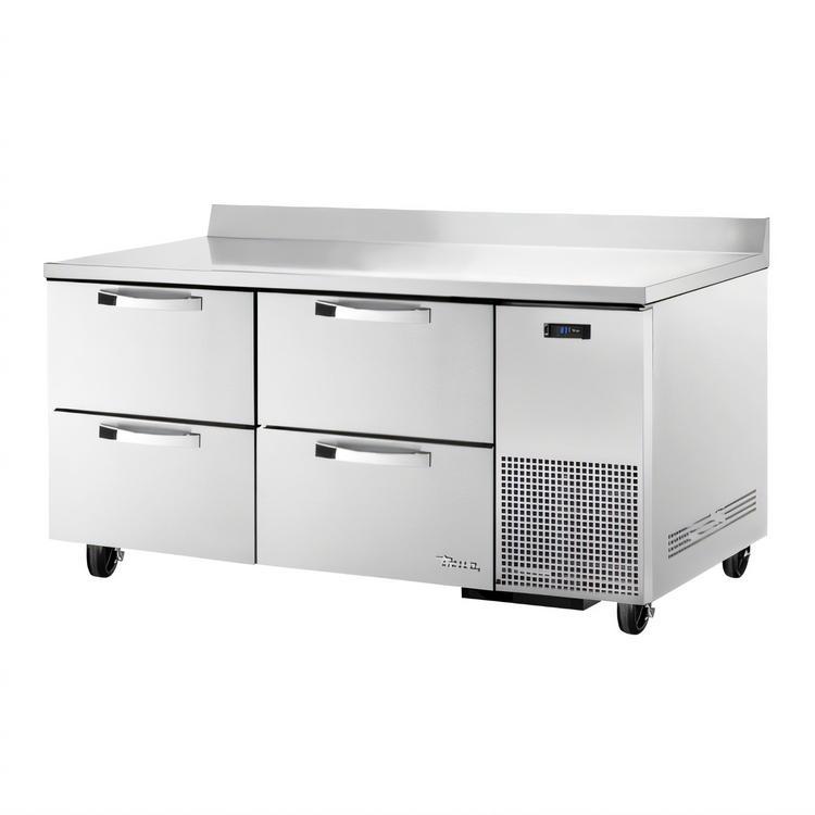 Product image #1 for True Spec Series Two-Section Deep Worktop Refrigerator with 4 Drawers, 67-1/4-Inch Wide