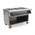Thumbnail image #1 for Spec-Master SPHT4OB-240-3 4-Well Electric Open Base Mobile Hot Food Table with AutoFill