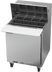 Thumbnail image #1 for Beverage-Air 27-Inch One-Section Mega Top Refrigerated Prep Table, 1-Door, 12 1/6-Pan Opening