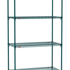 Thumbnail image #1 for Metro Super Erecta SA-1824K3-86-S4 Super Adjustable Super Erecta® Starter Wire Shelving Unit, 24"W x 18"D x 86"H, 800 lb. capacity per shelf, 2000