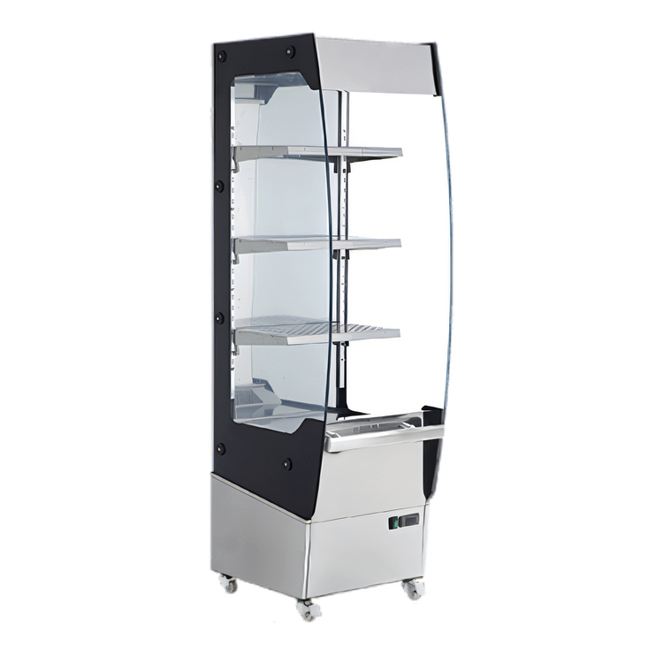 Product image #1 for Omcan USA Self-Service Hot Food Display Case, Floor Model, 19.4-Inch Wide, 7.8 Cu. Ft.