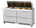 Thumbnail image #1 for Turbo Air PRO Series 60-Inch 2-Section Mega Top Sandwich/Salad Prep Table with 4 Drawers