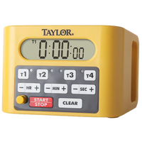 Taylor Precision 5839N Digital Kitchen Timers Case of 2