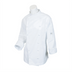 Thumbnail image #1 for Renaissance Women's Long Sleeve Double-Breasted Scoop Neck Chef Jacket, White, Large