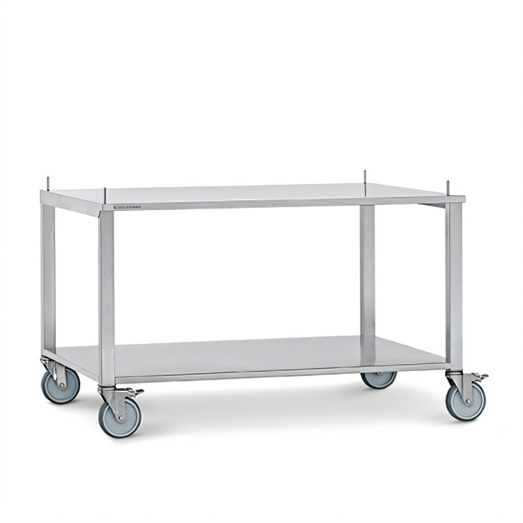 Product image #1 for Convotherm Stainless Steel Open Oven Stand with Undershelf and Casters for C4 6.10 & 10.10