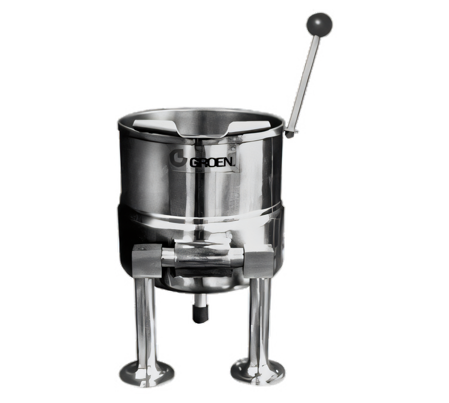 Product image #1 for Groen TDC/3-10 10 Qt Direct Steam Tabletop Steam Kettle with 2/3 Jacket and Hand Tilt