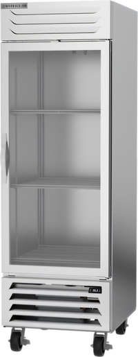 Beverage-Air Vista® Series One-Section Reach-In Display Refrigerator with Hinged Glass Door, 23.32 Cu. Ft.