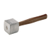 Thumbnail image #1 for Two-Sided Aluminum Meat Tenderizer with Wooden Handle, 2-3/4 x 2-1/2 Inch Head
