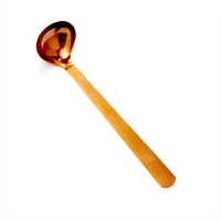 American Metalcraft Vintage Hammered Bronze Ladle, 1-1/2 oz., 11-1/2 Inch, 18/0 Stainless Steel