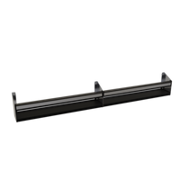 Glastender 49-Inch Single Stainless Steel Speed Rail with PVC Sound-Deadening Covers