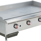 Thumbnail image #1 for Uniworld Foodservice Equipment UPGG-48E 48-Inch Countertop Gas Griddle, 3/4-Inch Smooth Steel Plate, Manual Controls
