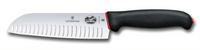 Victorinox 7-Inch Santoku Knife with Granton Edge and Dual Grip Handle