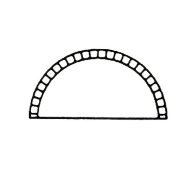 Product image #1 for Somerset DS3 Half-Round Turnover/Pastry Die