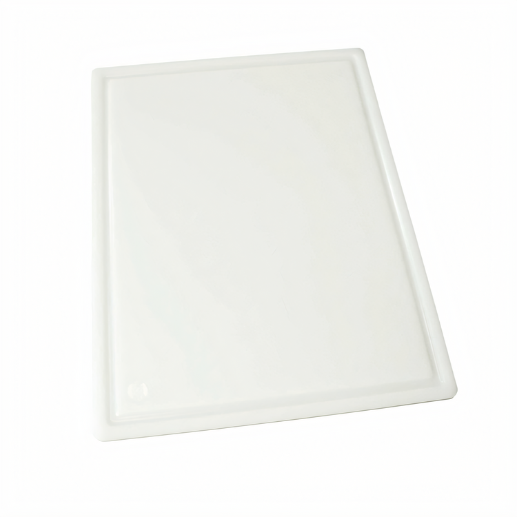 Product image #1 for Winco White Rectangular Cutting Board with Juice Channel, 18 x 24 x 3/4 Inch