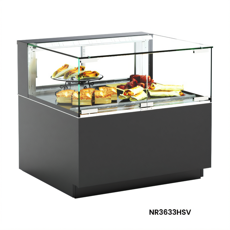 Product image #1 for Structural Concepts Reveal® 47-3/4-Inch Freestanding Heated Service Display Case with Convection Heat and LED Top Light