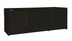 Thumbnail image #2 for Perlick BBRLP96 Low-Height 4-Door Remote Back Bar Refrigerator, 96-Inch Wide, Black Exterior, Stainless Steel Top